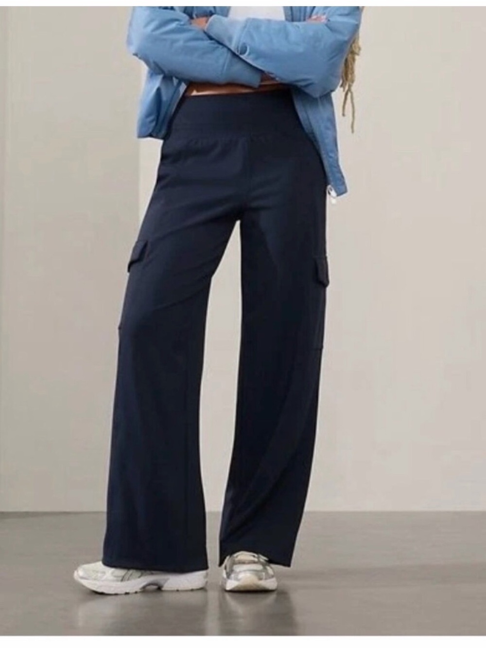 Athleta Brooklyn Navy Wide-Leg Cargo